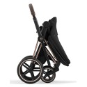 Коляска детская 2 в 1 Cybex Priam IV Rosegold цвет: Sepia Black