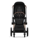 Коляска детская 2 в 1 Cybex Priam IV Rosegold цвет: Sepia Black