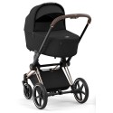 Коляска детская 2 в 1 Cybex Priam IV Rosegold цвет: Sepia Black