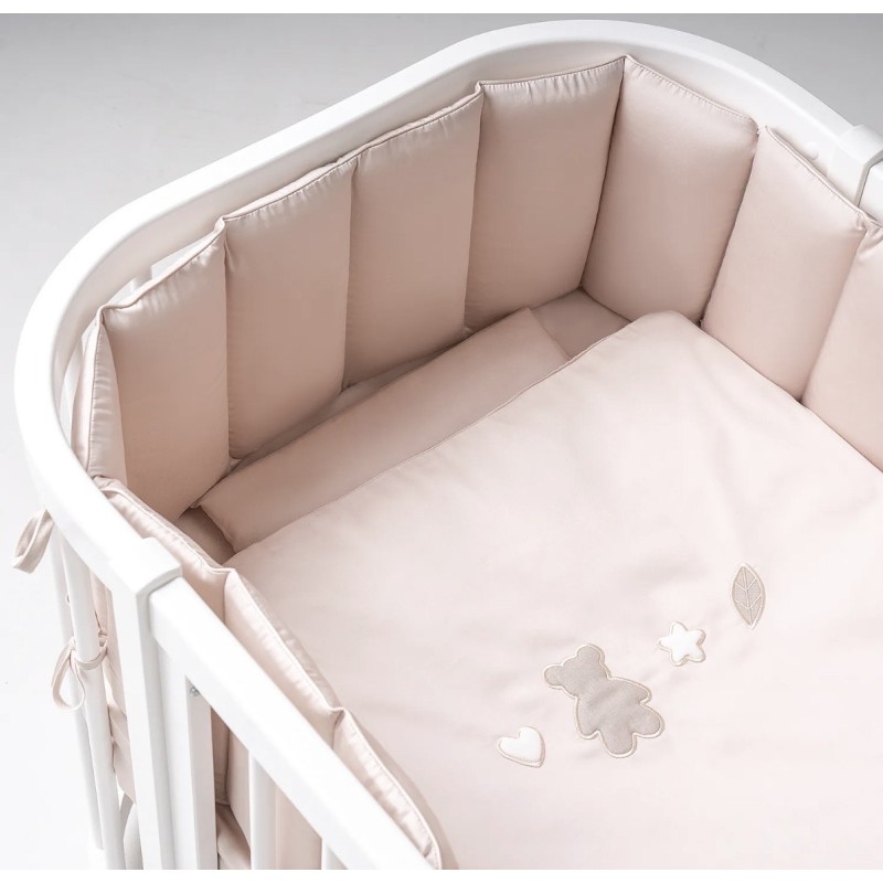 Комплект постельных принадлежностей 6 предметов 100*70 см Teddy Sateen Collection цвет: бежевый КПП6.1-TSC.04