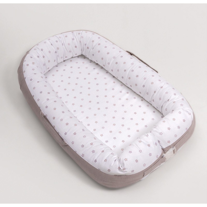 Кокон-гнездышко-колыбель для малыша Perina Soft Cotton цвет: мокко ГН-02.8