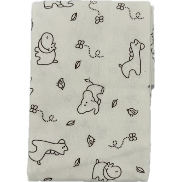 Детская фланелевая пеленка Sofi 80 х 100 см. "Слоники и жирафы" 22094