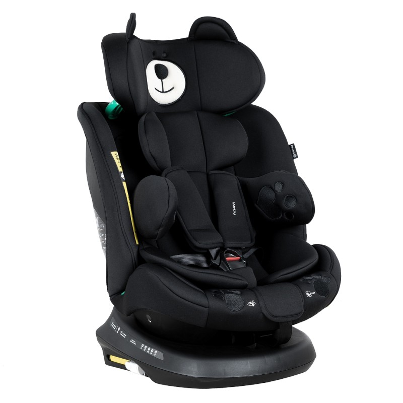 Автокресло детское 0-36 кг Pituso Weby цвет: black/черный