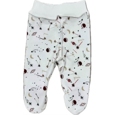 Ползунки для малыша 50 см Newborn принт: созвездия Т-132