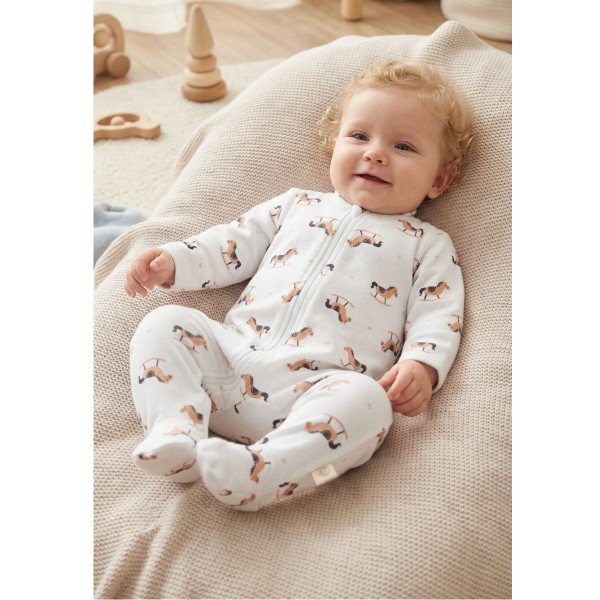 Слип на молнии 62 см цвет: лошадки 1400-325