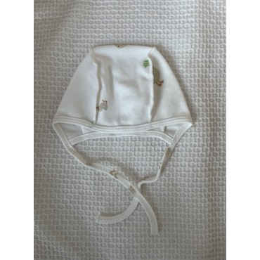 Шапочка-чепчик для малыша 36-38 см цвет: гуси 1529-234