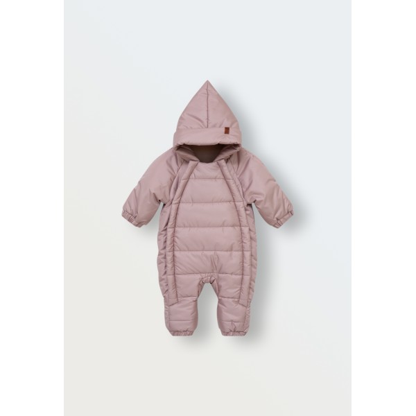 Комбинезон демисезонный DEW с капюшоном 0-6 месяцев цвет: бежевый 160-34