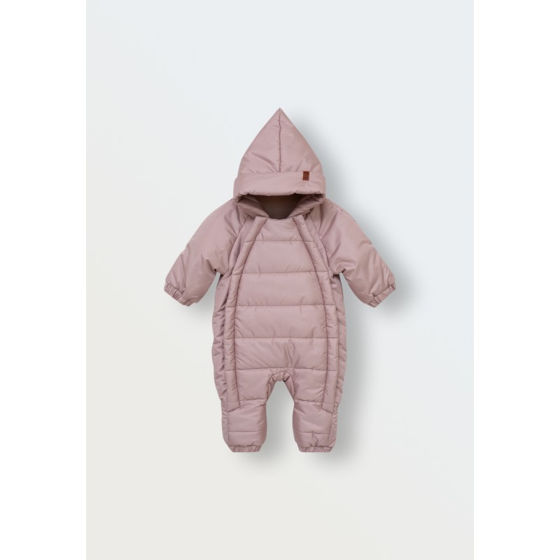 Комбинезон демисезонный DEW с капюшоном 0-6 месяцев цвет: бежевый 160-34