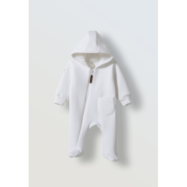 Комбинезон из футера с начесом Toucan 56 см цвет: экрю 1632-02