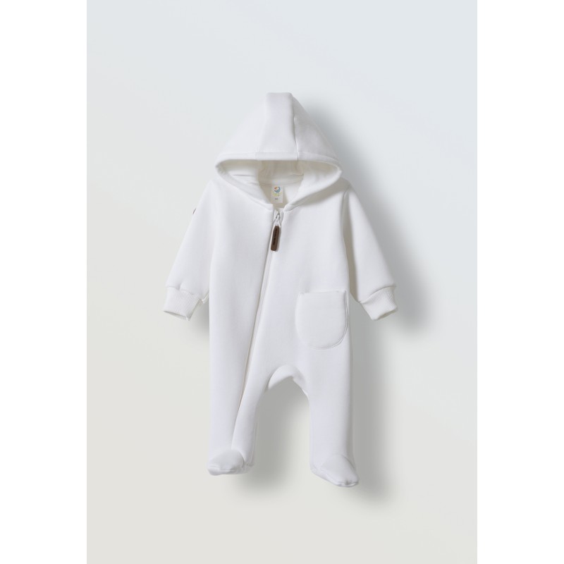 Комбинезон из футера с начесом Toucan 56 см цвет: экрю 1632-02 Комбинезон из футера с начесом Toucan 56 см цвет: экрю 1632-02