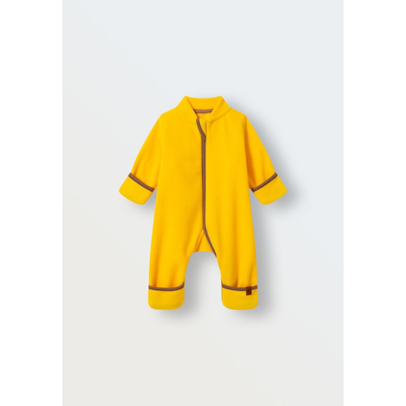 Флисовый комбинезон-поддева Cute 56-62 см цвет: желтый 1645-35 Флисовый комбинезон-поддева Cute 56-62 см цвет: желтый 1645-35