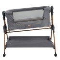 Колыбель-кроватка приставная с системой качания Pituso Lila цвет: серый
