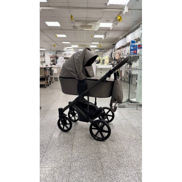 Коляска детская 2 в 1 Bjoy Mia ткань цвет: brown / шоколад 114