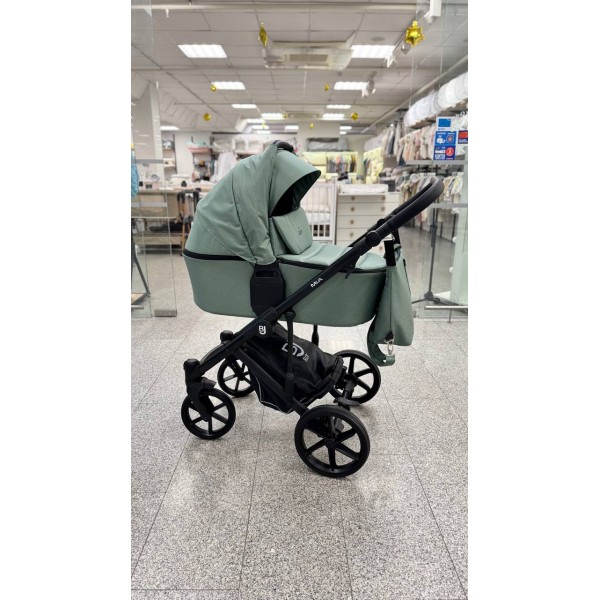 Коляска детская 2 в 1 Bjoy Mia ткань цвет: мята 111