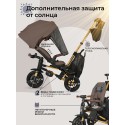 Велосипед трехколесный 8 в 1 Qplay SPRINTER S MAX цвет: Brown Lux/Gold S702