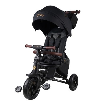 Велосипед трехколесный 8 в 1 Qplay SPRINTER S MAX цвет: Black Lux/Black