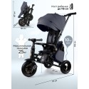 Велосипед трехколесный 6 в 1 Qplay SPRINTER MAX цвет: Grey Oxford/Graphite