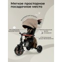 Велосипед трехколесный 8 в 1 Qplay Comfo Max цвет: Brown T70