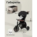 Велосипед трехколесный 8 в 1 Qplay Comfo Max цвет: Black T70