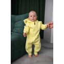 Комбинезон из футера с начесом Toucan 74 см цвет: светло-желтый 1633-80
