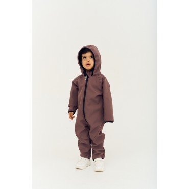 Комбинезон демисезонный мембрана Softshell 86-92 см цвет: кофе 167-121