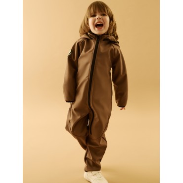 Комбинезон демисезонный мембрана Softshell 92-98 см цвет: кофе 167-121