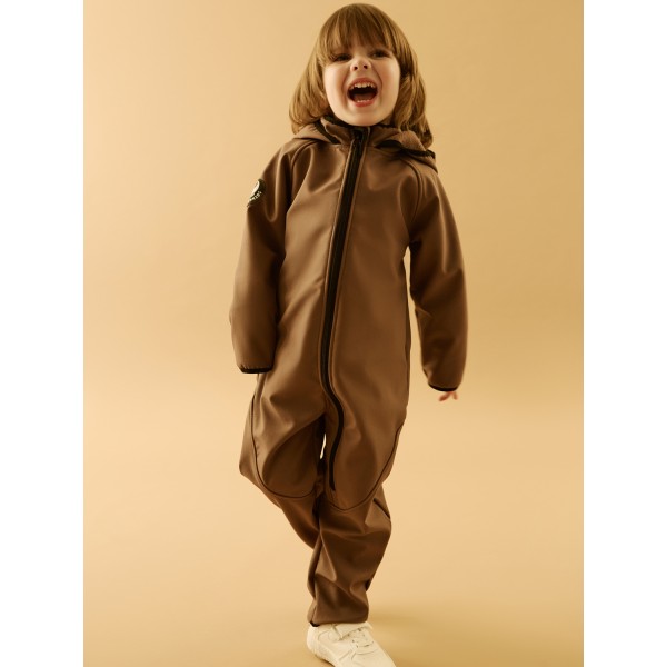 Комбинезон демисезонный мембрана Softshell 92-98 см цвет: кофе 167-121