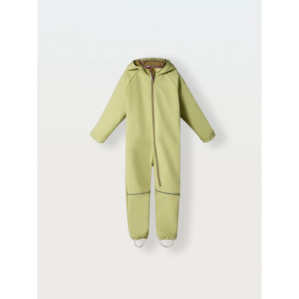 Комбинезон демисезонный 86-92 см мембрана Софтшелл New цвет: оливка 168-95