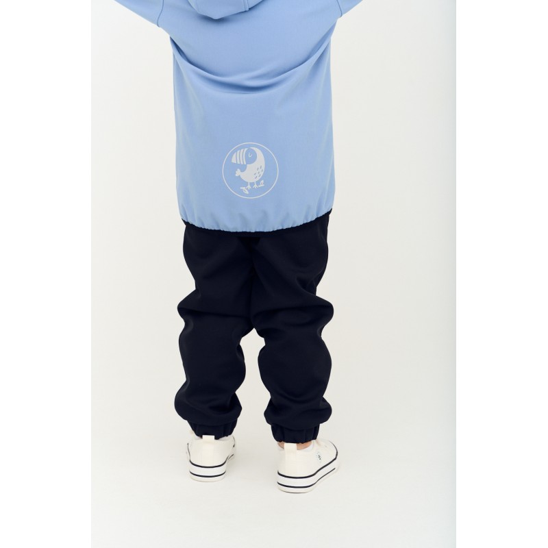 Брючки демисезон 92-98 см мембрана Софтшелл цвет: черный 90-23