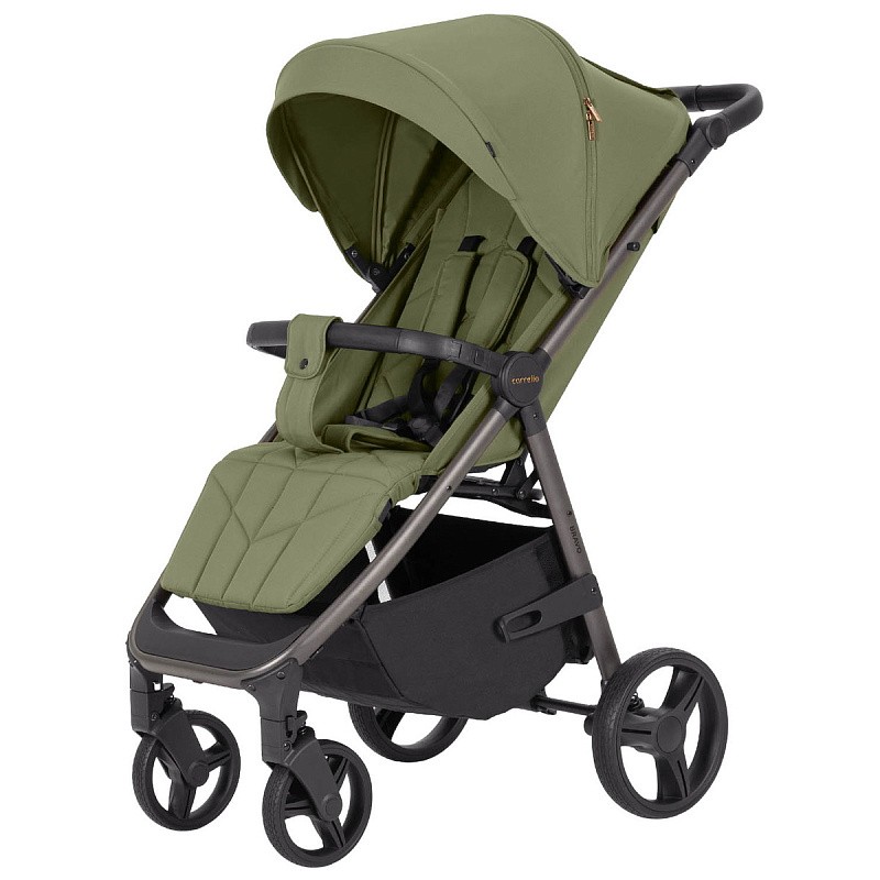 Коляска прогулочная Carrello Bravo PU цвет: Bergamot Green CRL-8512