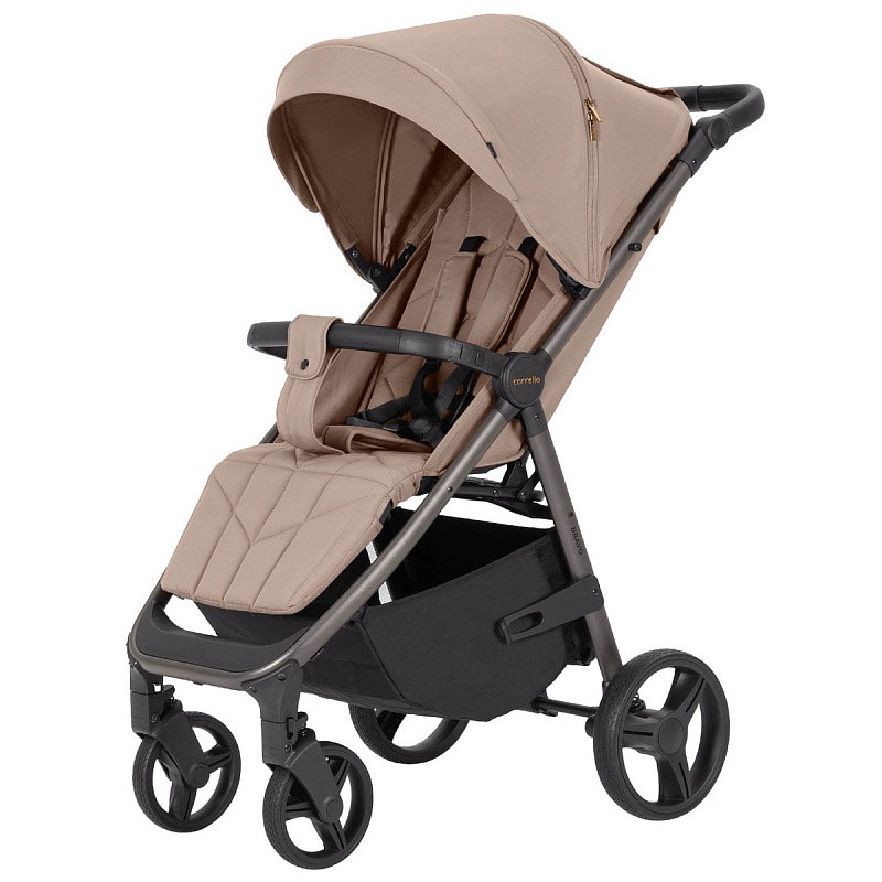 Коляска прогулочная Carrello Bravo PU цвет: Deep Beige CRL-8512