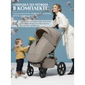 Коляска детская 2в1 со складной люлькой SBL Orso цвет: Beige Neo