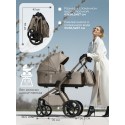Коляска детская 2в1 со складной люлькой SBL Orso цвет: Beige Neo