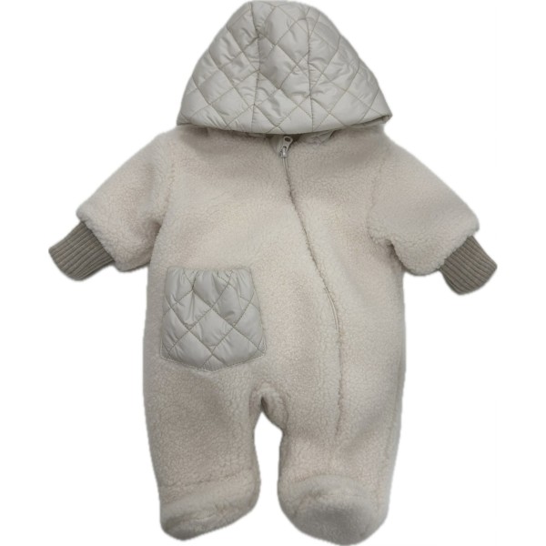 Комбинезон детский 62 см Барашли цвет: молочный