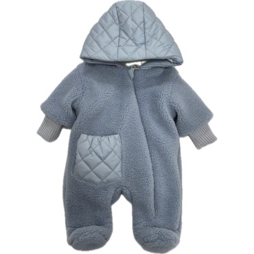 Комбинезон детский 68 см Барашли цвет: голубой