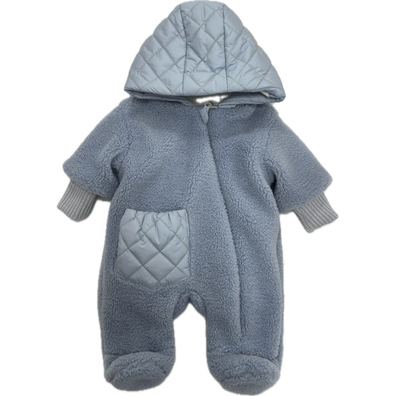 Комбинезон детский 68 см Барашли цвет: голубой