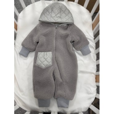 Комбинезон детский 80 см Барашли цвет: светло-серый