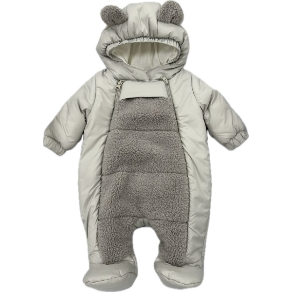 Комбинезон детский 62 см Ламби цвет: светло-серый