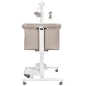 Электроколыбель 3 в 1 с качанием + мобиль с ночником Carrello Bloom цвет: Cream Beige CRL-10304