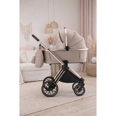 Коляска детская 2 в 1 Adamex Spark Poler цвет: Champagne latte