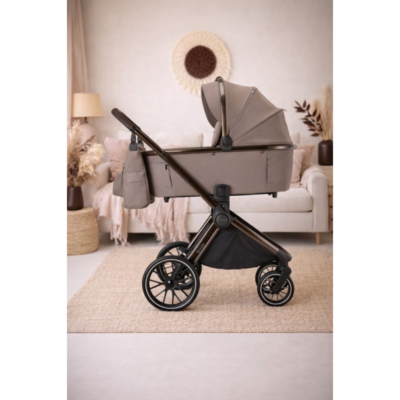 Коляска детская 2 в 1 Adamex Spark Poler цвет: chocolate fango