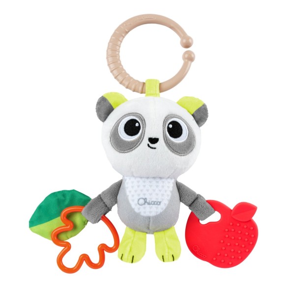 Игрушка-погремушка-прорезыватель мягкая Панда Chicco