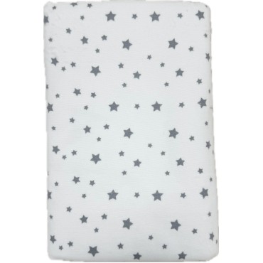 Непромокаемая многоразовая пеленка из фланели 60*90 см цвет:  звездочкие маленькие