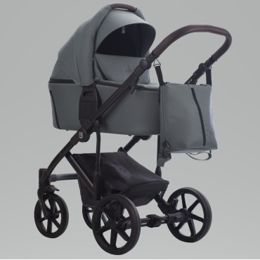 Коляска детская 2 в 1 Bjoy Mia ткань цвет: серый 108