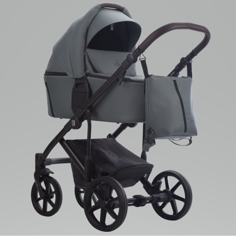 Коляска детская 2 в 1 Bjoy Mia ткань цвет: серый 108
