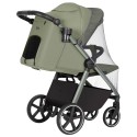 Коляска детская прогулочная Carrello Bravo SL цвет: Deluxe Mosaic Green CRL-5520