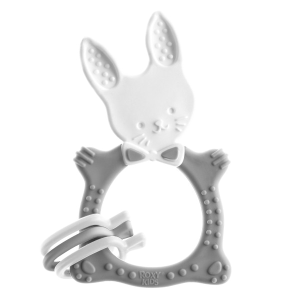 Прорезыватель универсальный BUNNY TEETHER цвет: серый RBT-001G Прорезыватель универсальный BUNNY TEETHER цвет: серый RBT-001G