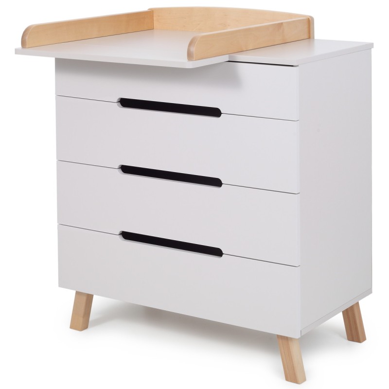 Комод пеленальный Rant Indy Pro 80/4 с органайзером цвет:  Crystal Beige