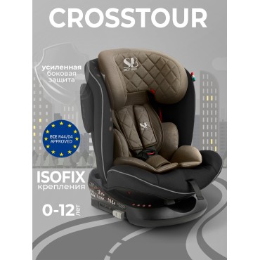 Автокресло детское 0-36 кг Sweet Baby Crosstour 360 SPS Isofix цвет: Beige