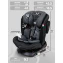 Автокресло детское 0-36 кг Sweet Baby Crosstour 360 SPS Isofix цвет: Grey/Black